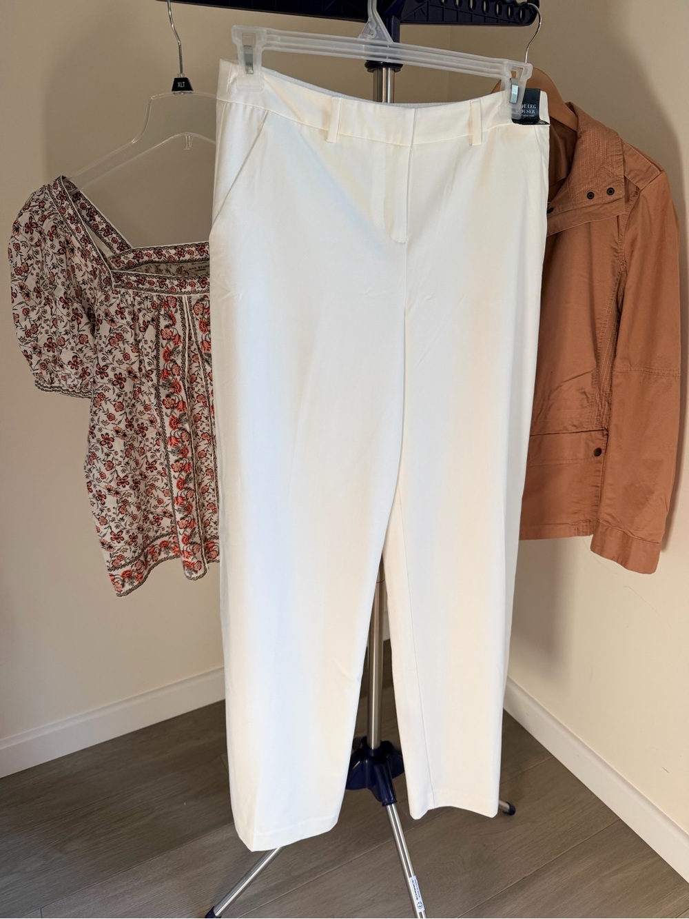 New York & Company White Wide-Leg Pants sz 8 new - Picture 10 of 16
